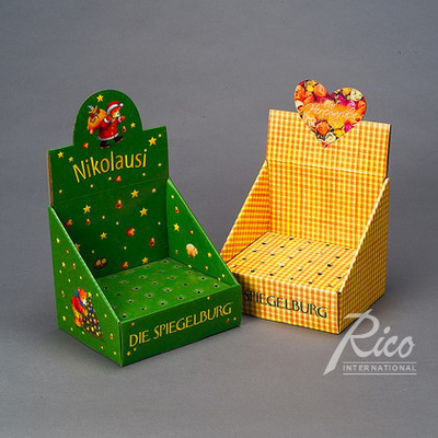 Customizable Highly Visible Brown 1/4 Pallet Market Boxes For Branding